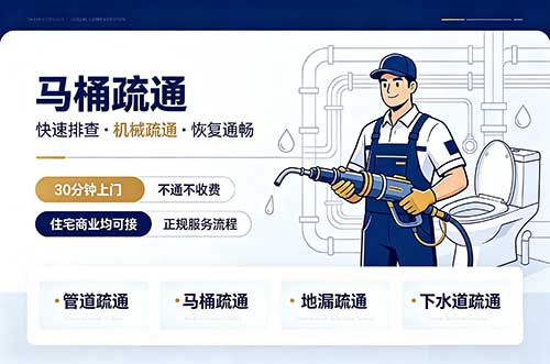 南雄马桶疏通